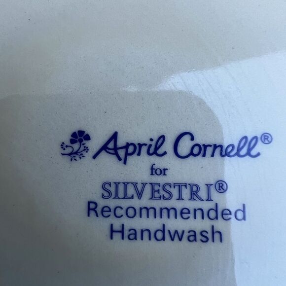 Vintage April Cornell For Silvestri Stoneware Canister Salt Pepper Shaker Set - Picture 3 of 16